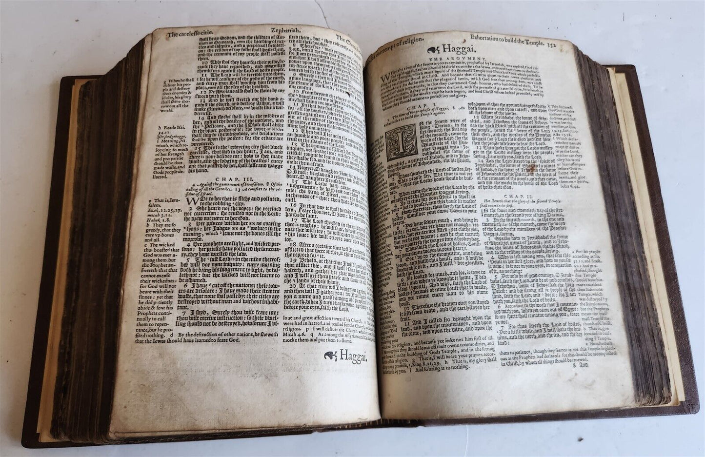 1608 BIBLE in ENGLISH antique Old & New Testament printed by ROBERT BARKER