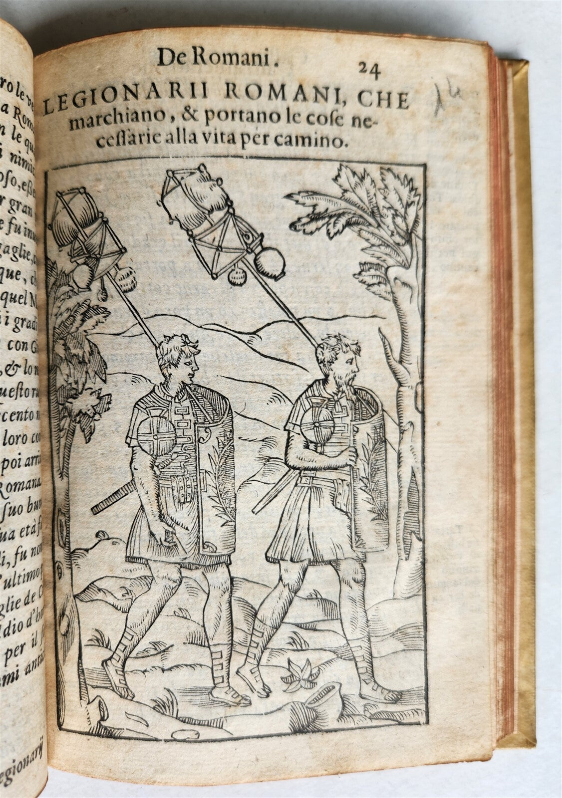 1583 TURKISH & ROMAN MILITARY antique ILLUSTRATED OTTOMAN EMPIRE vellum binding