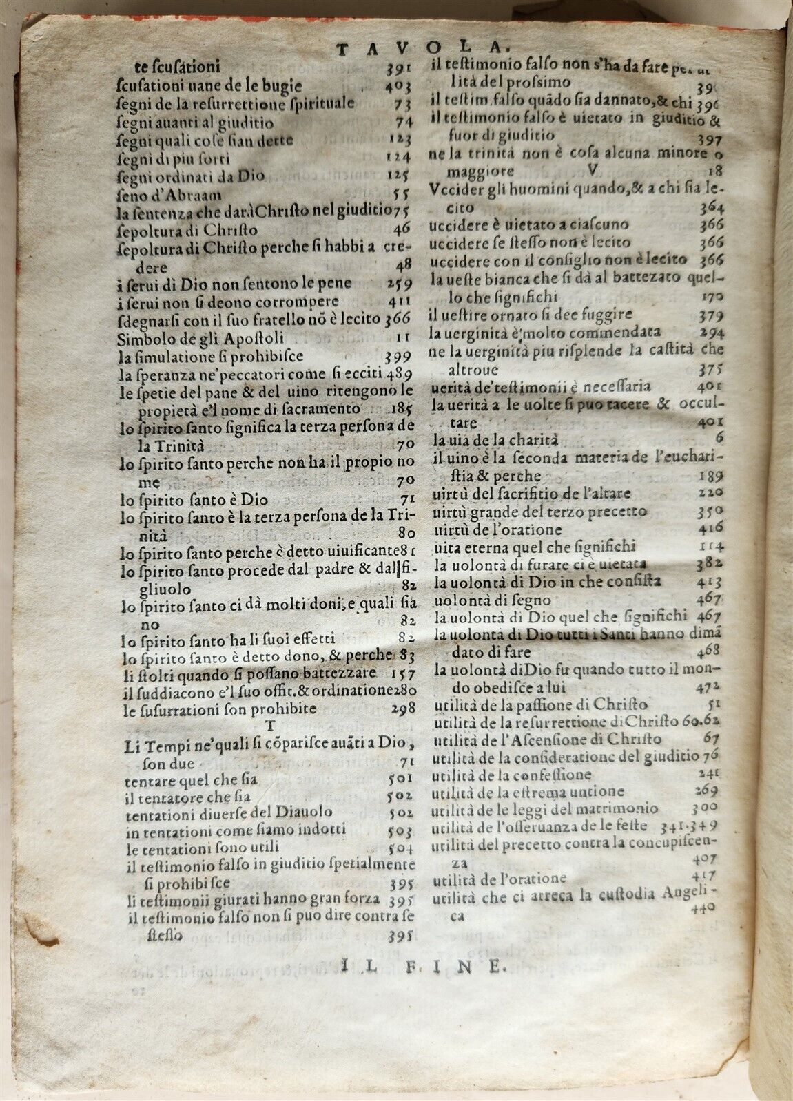 1567 ALDINE PRESS CATECHISMO by Felice FIGLIUCCI antique 16th CENTURY
