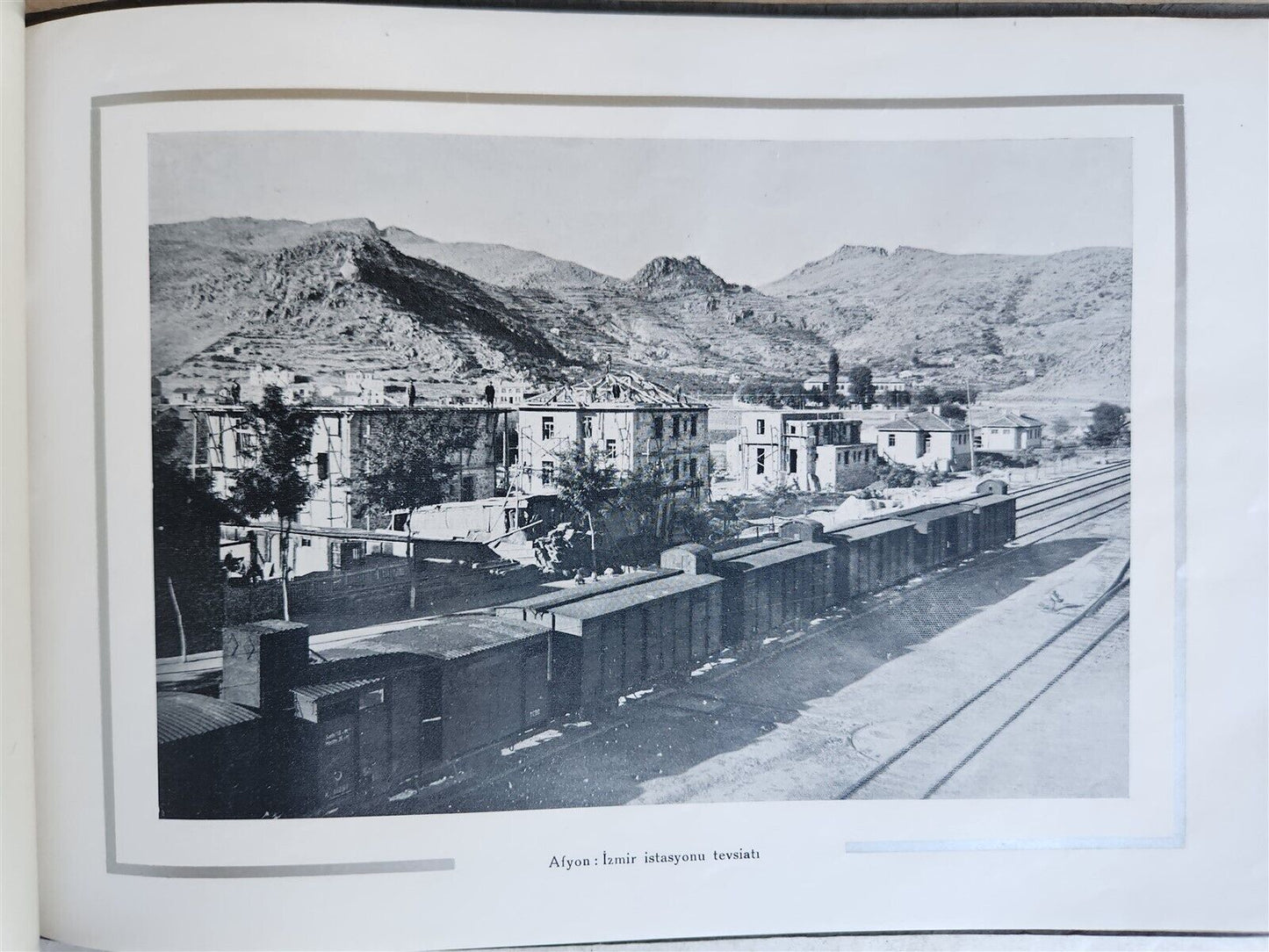 1935 TURKISH RAILWAYS MEMORIAL ALBUM antique FULLY ILLUSTRATED