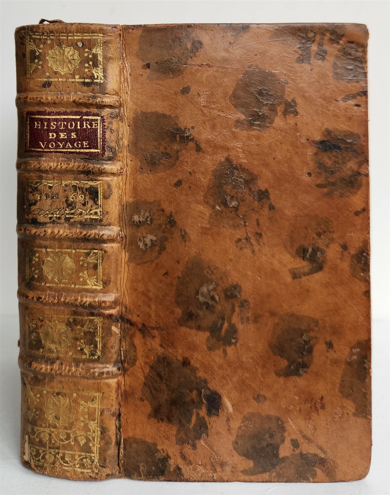 1768 HISTOIRE des VOYAGES VOL.69 antique illustrated ICELAND & SIBERIA RUSSIA