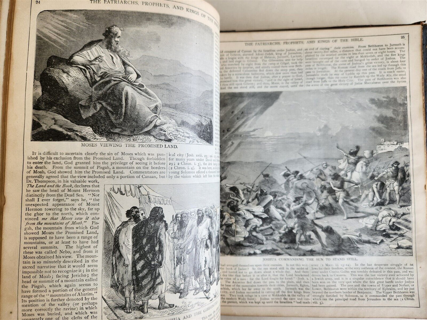 1870s BIBLE SALESMAN SAMPLE RARE antique AMERICANA ILLUSTRATED FOLIO G. DORE