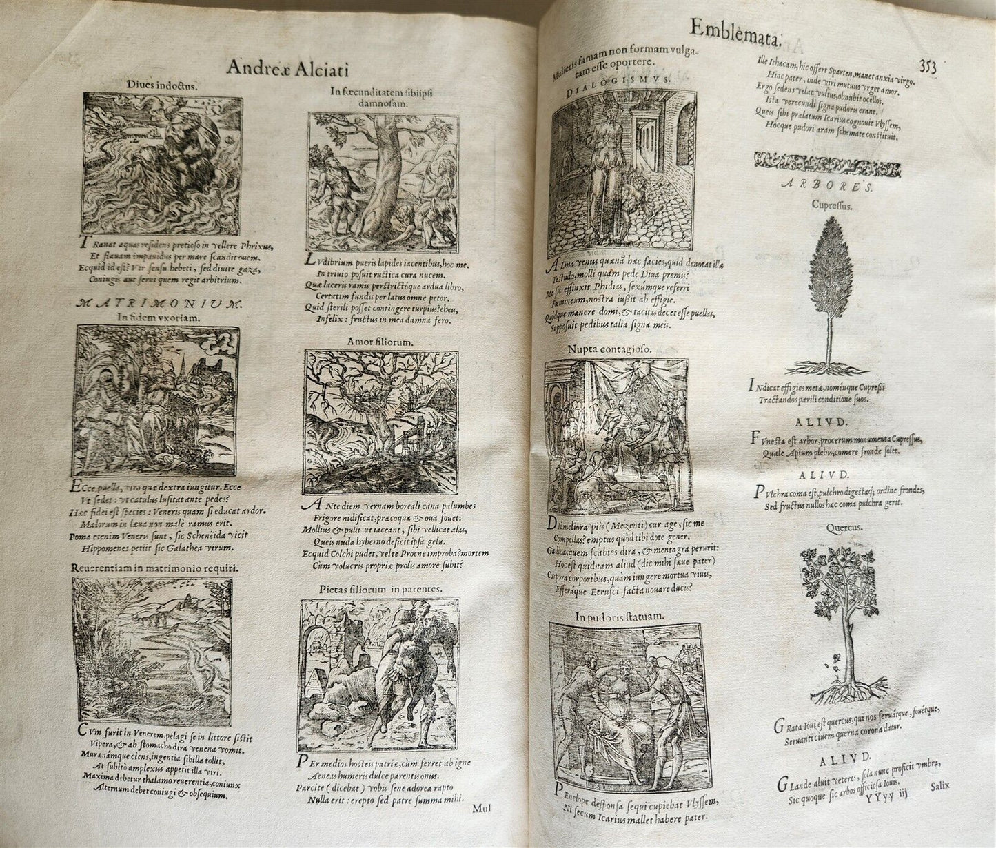 1560 ANDREA ALCIATO ILLUSTRATED FOLIO antique Alciati iuriscons. mediolanensis