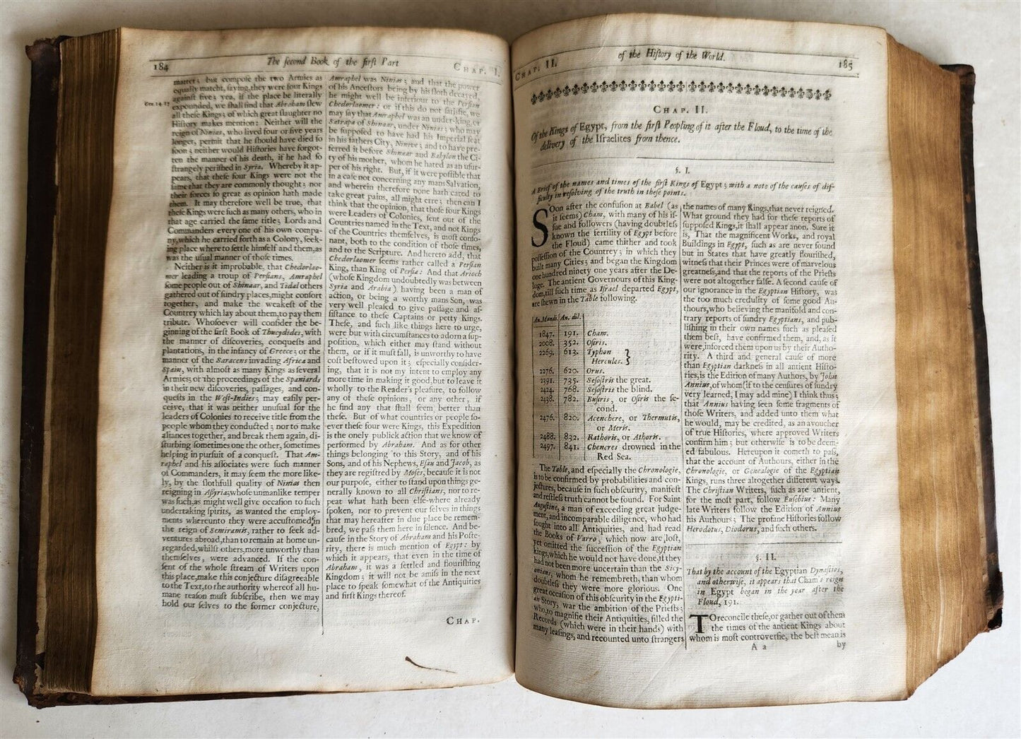 1666 HISTORY OF THE WORLD by WALTER RALEIGH antique ILLUSTRATED FOLIO w/ 8 MAPS