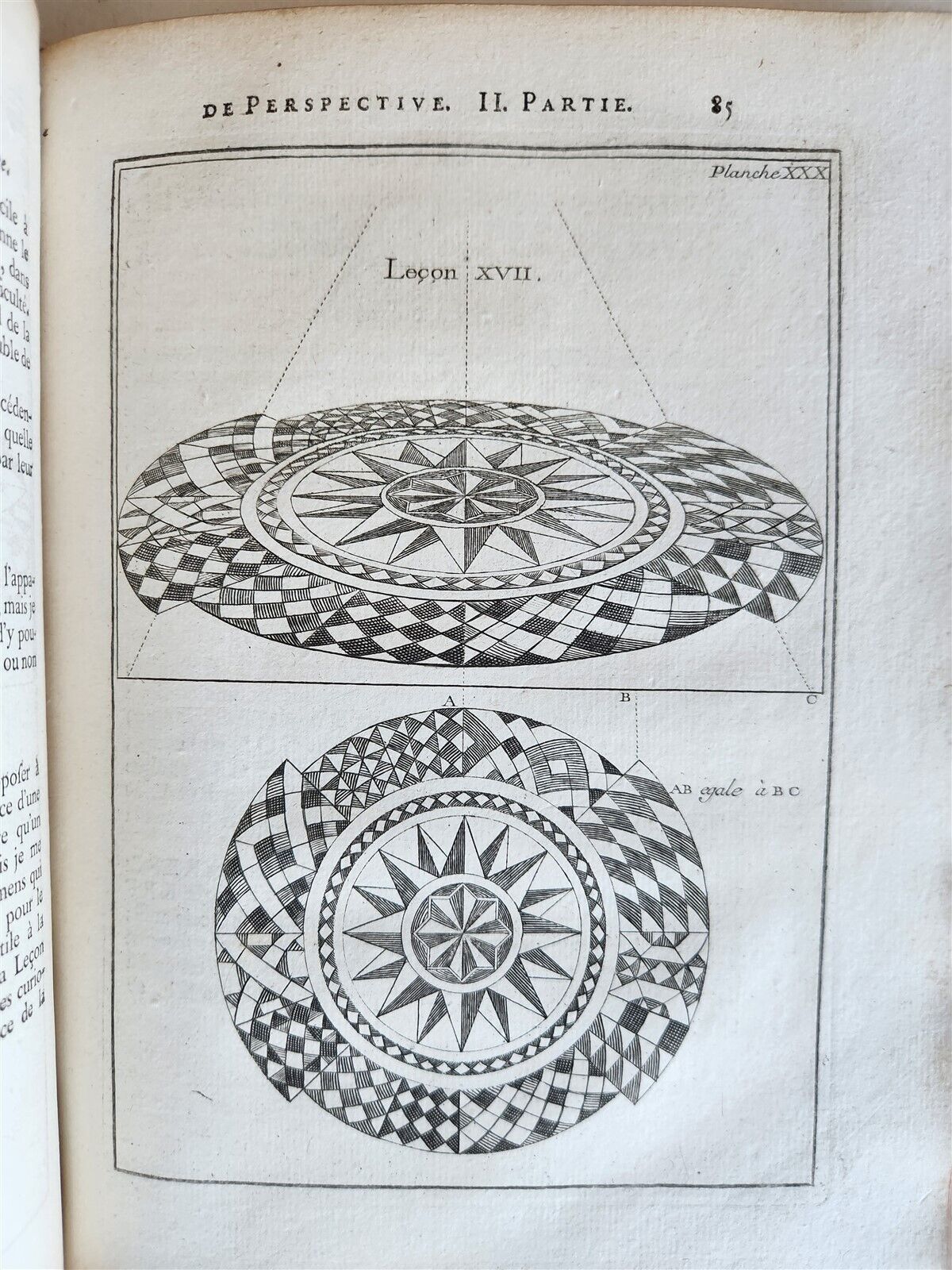 1750 TREATISE on PERPECTIVE for USE of ARTISTS antique ILLUSTRATED w/ 110 PLATES