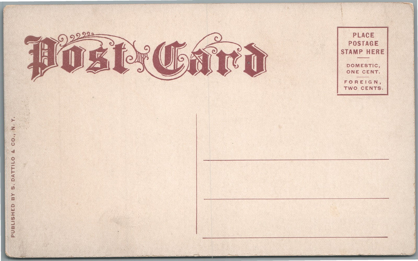 CONEY ISLAND NY LUNA PARK ENTRANCE ANTIQUE POSTCARD