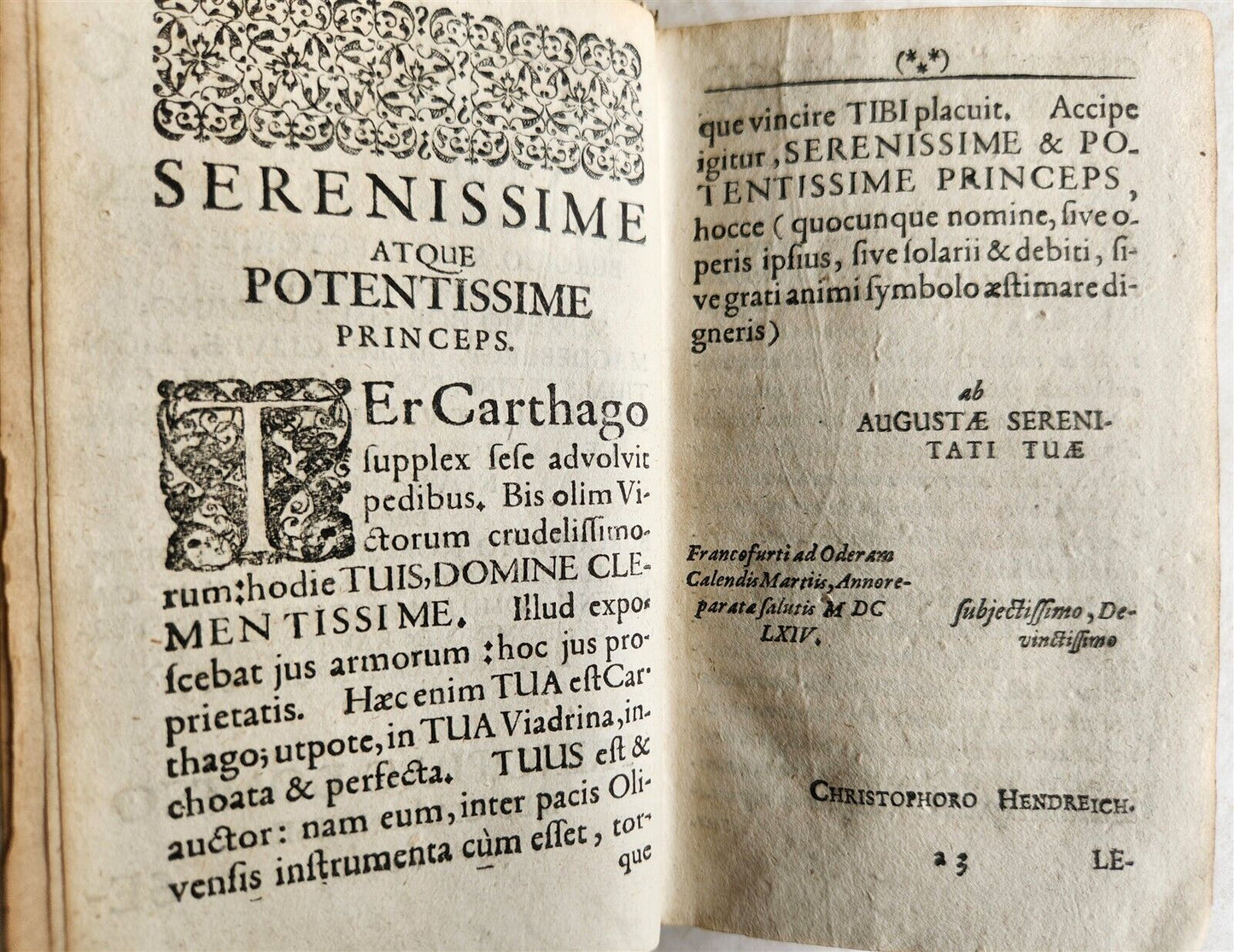 1664 CARTHAGO sive CARTHAGINENSIUM RESPUBLICA antique VELLUM BOUND in LATIN