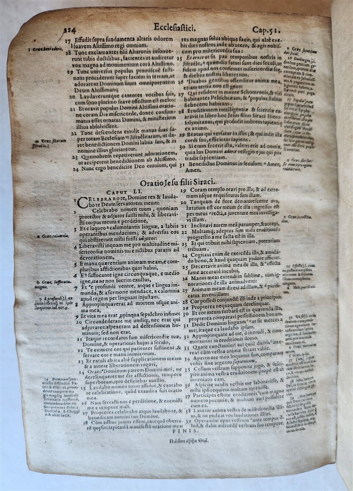 1585 BIBLE in LATIN printed in LONDON antique VELLUM 16th CENTURY NEW TESTAMENT
