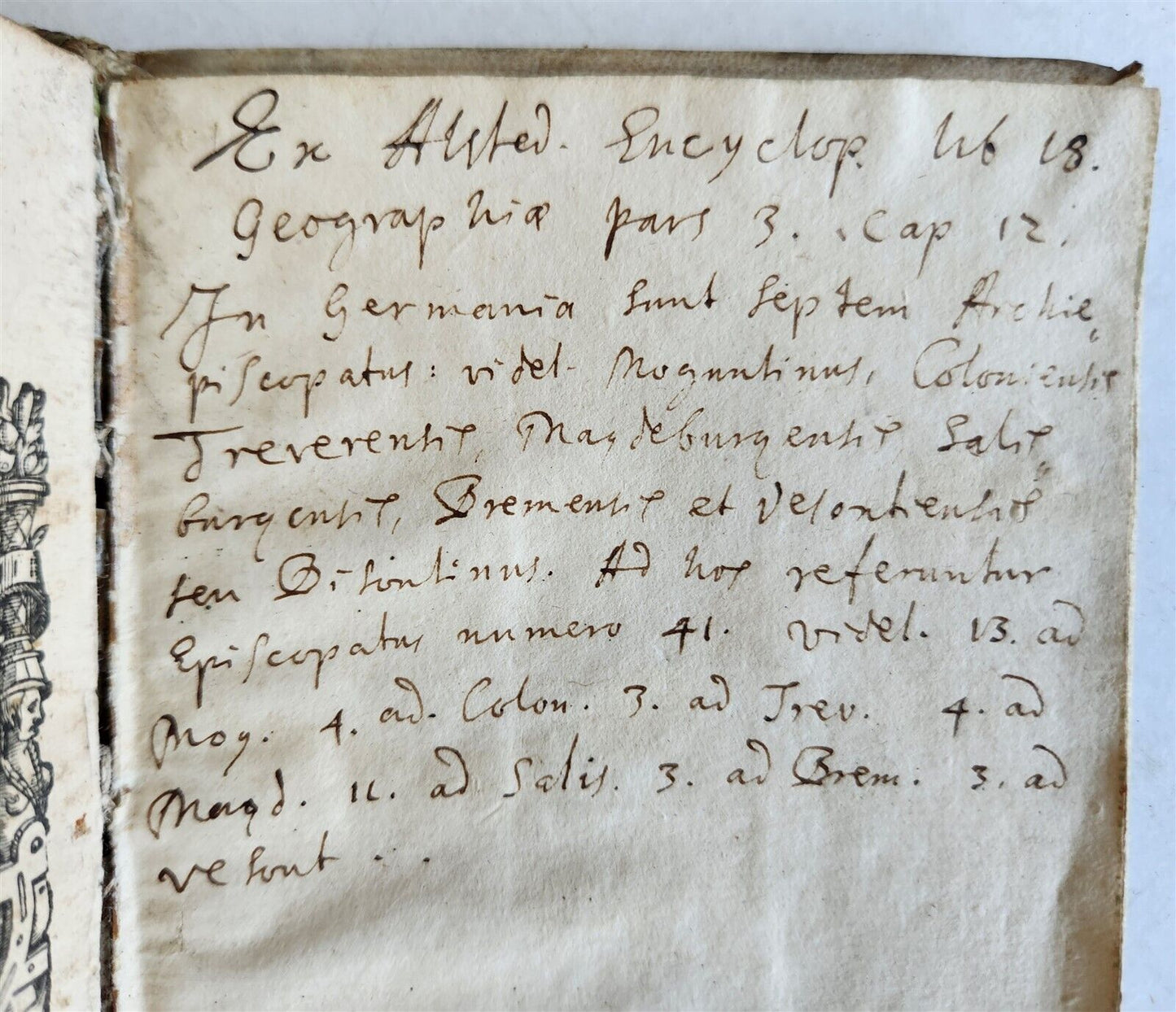 1577 HISTORY of BASEL SWITZERLAND antique Epitome historiae Basiliensis VELLUM