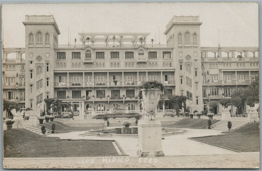 CLUB HIPICO DE SANTIAGO CHILE ANTIQUE REAL PHOTO POSTCARD RPPC