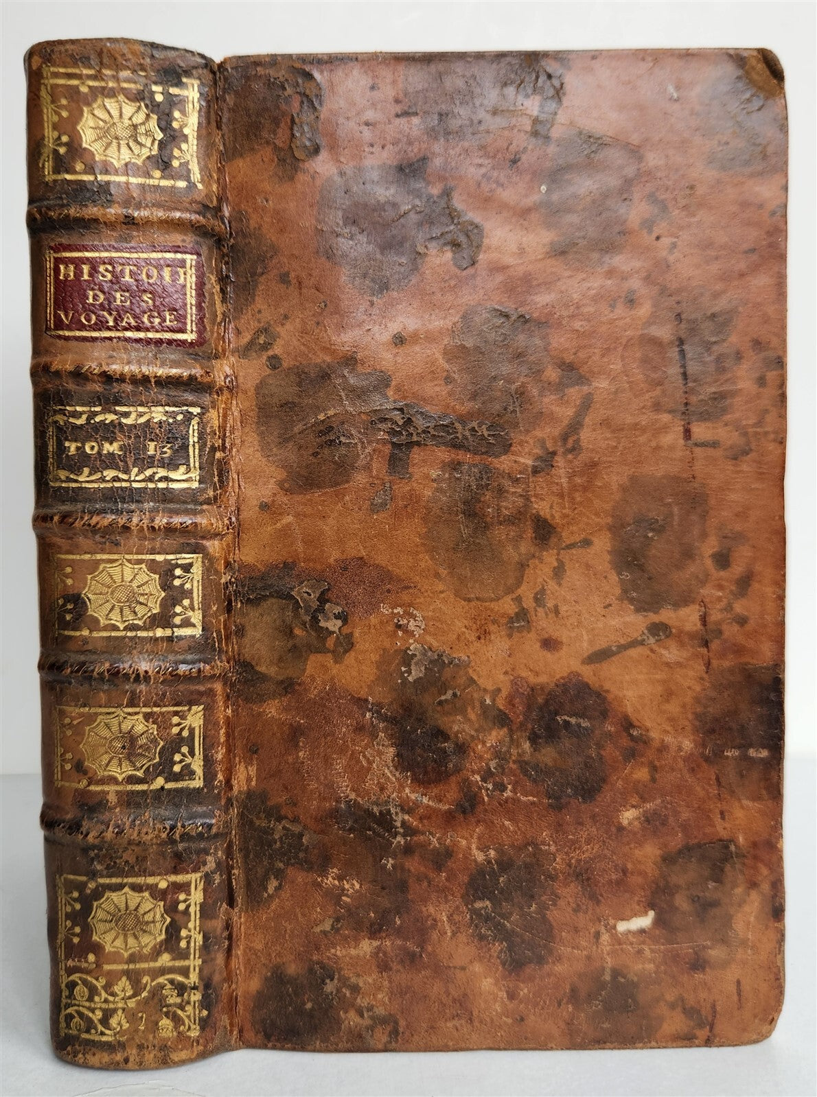1748 HISTOIRE des VOYAGES VOL.13 antique illustrated AFRICA TRAVELS GHANA GUINEA