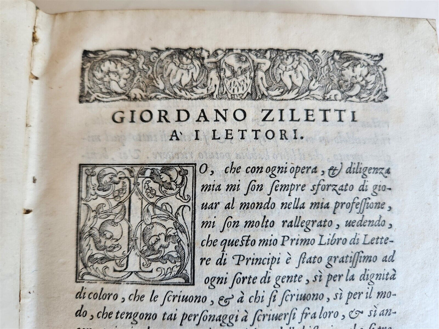 1570 LETTERE DI PRINCIPI antique VELLUM LETTERS of PRINCES