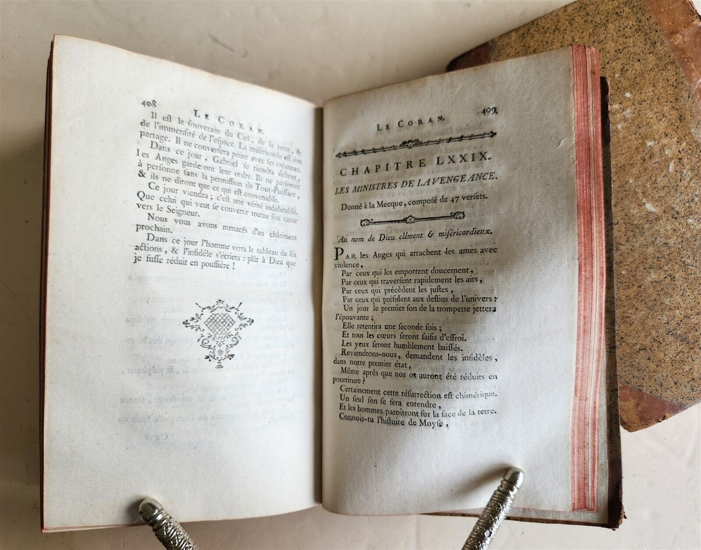 1783 KORAN in FRENCH 2 VOLUMES antique QURAN 1st EDTION by Claude-Etienne Savary