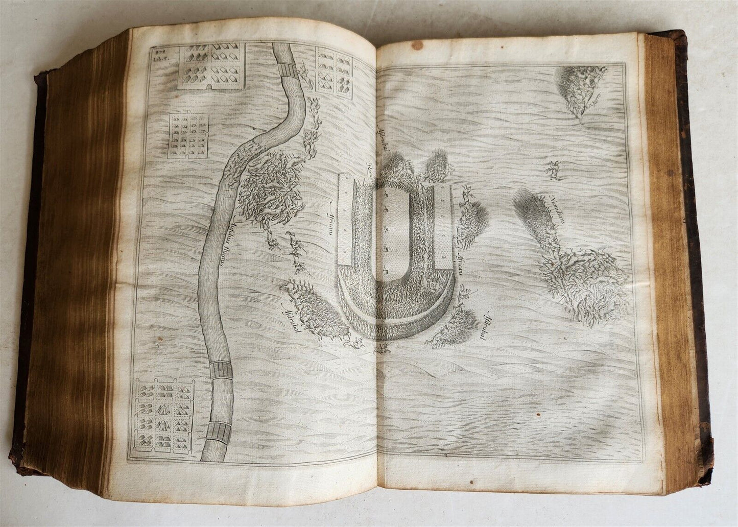 1666 HISTORY OF THE WORLD by WALTER RALEIGH antique ILLUSTRATED FOLIO w/ 8 MAPS