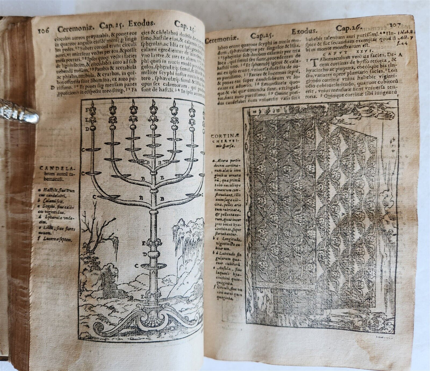 1573 BIBLE in LATIN antique FULLY ILLUSTRATED Old & New Testament