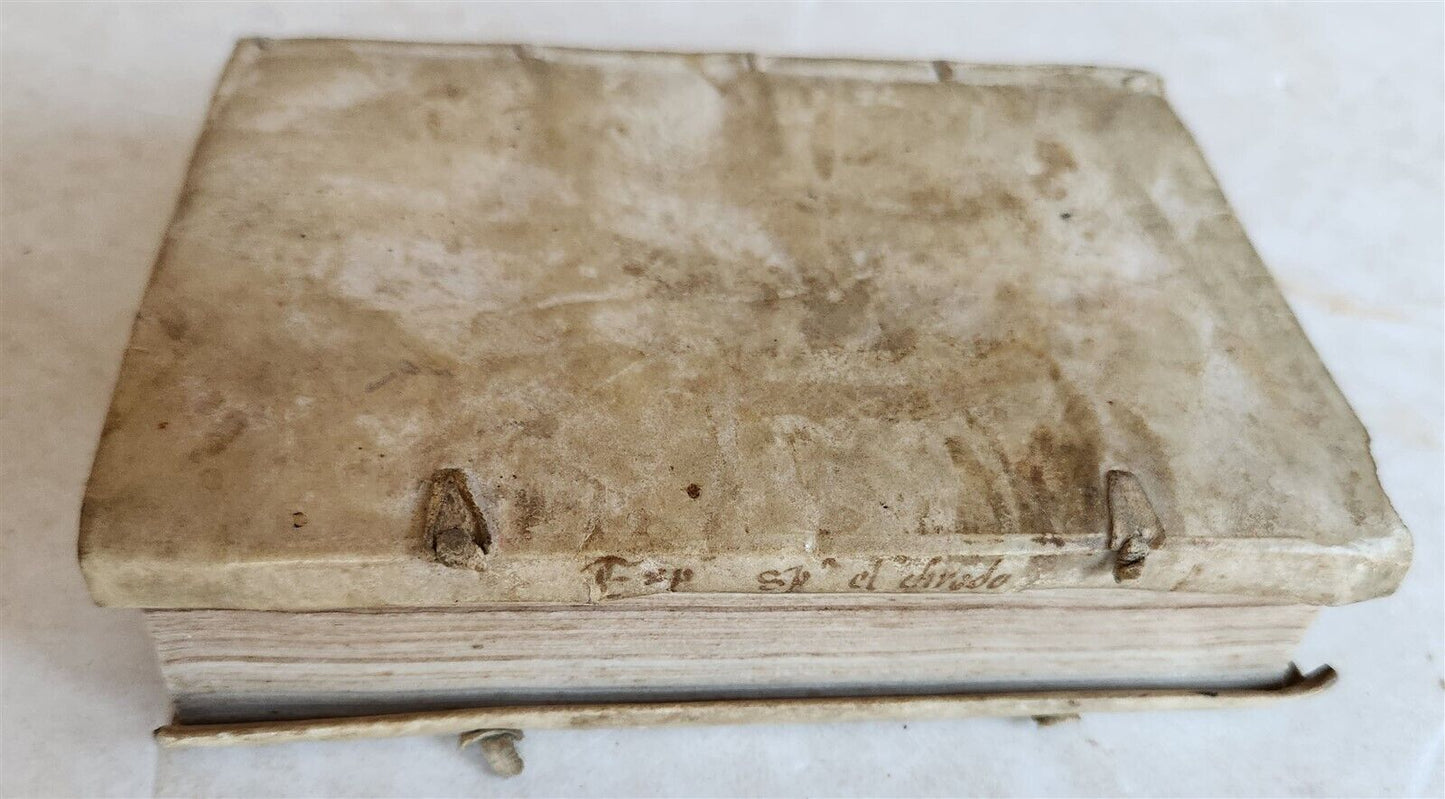 1550 ESPOSITIONE SOPRA IL CREDO by Domenico Cavalca Antique in ITALIAN vellum