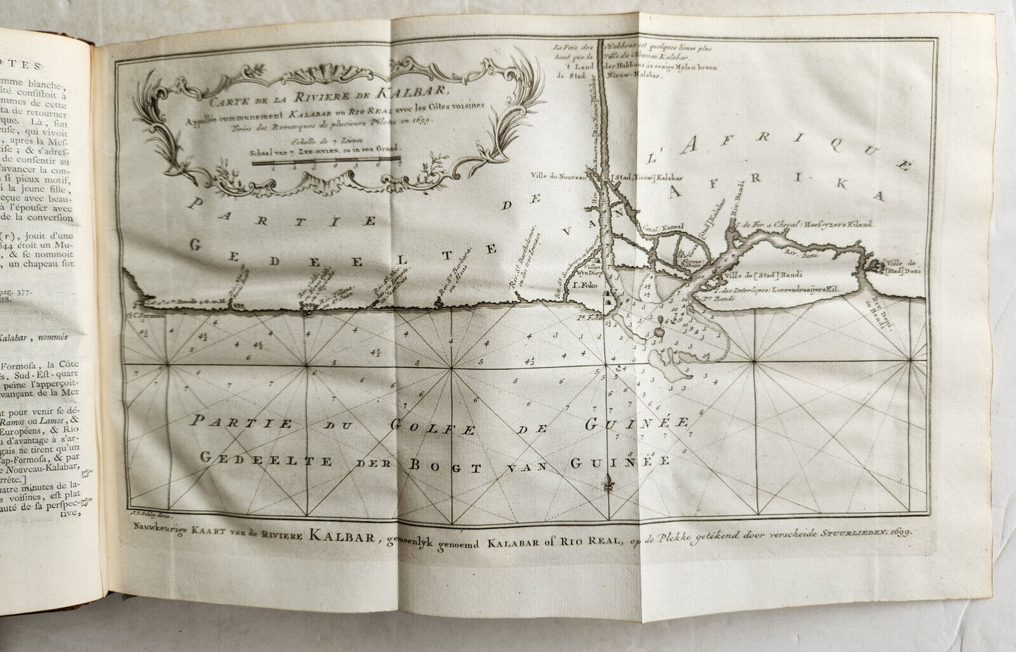 1748 TRAVELS TO AFRICA antique Histoire generale des voyages ILLUSTRATED Vol. 6