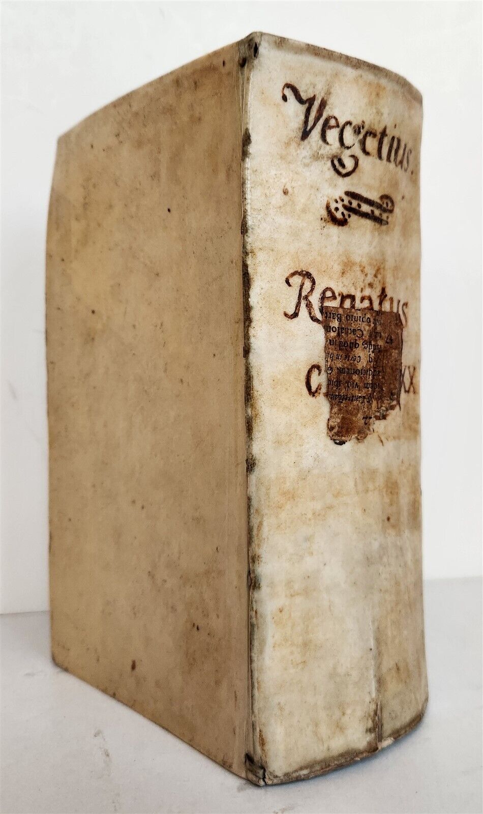 1670 MILITARY HISTORY ILLUSTRATED antique VELLUM BOUND