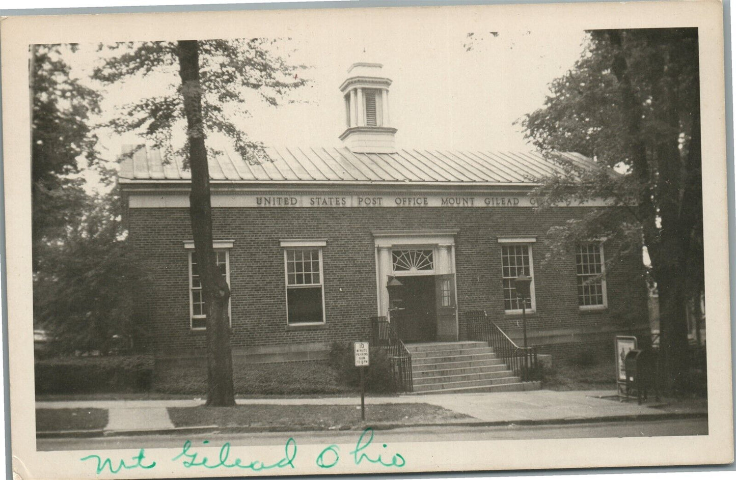 MT.GILEDD OH POST OFFICE VINTAGE REAL PHOTO POSTCARD RPPC