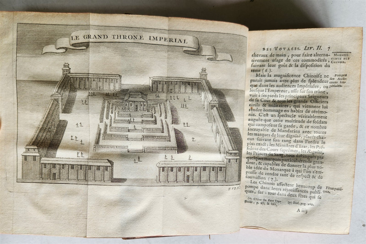 1749 HISTOIRE des VOYAGES antique Vol.22 CHINA TRAVELS illustrated