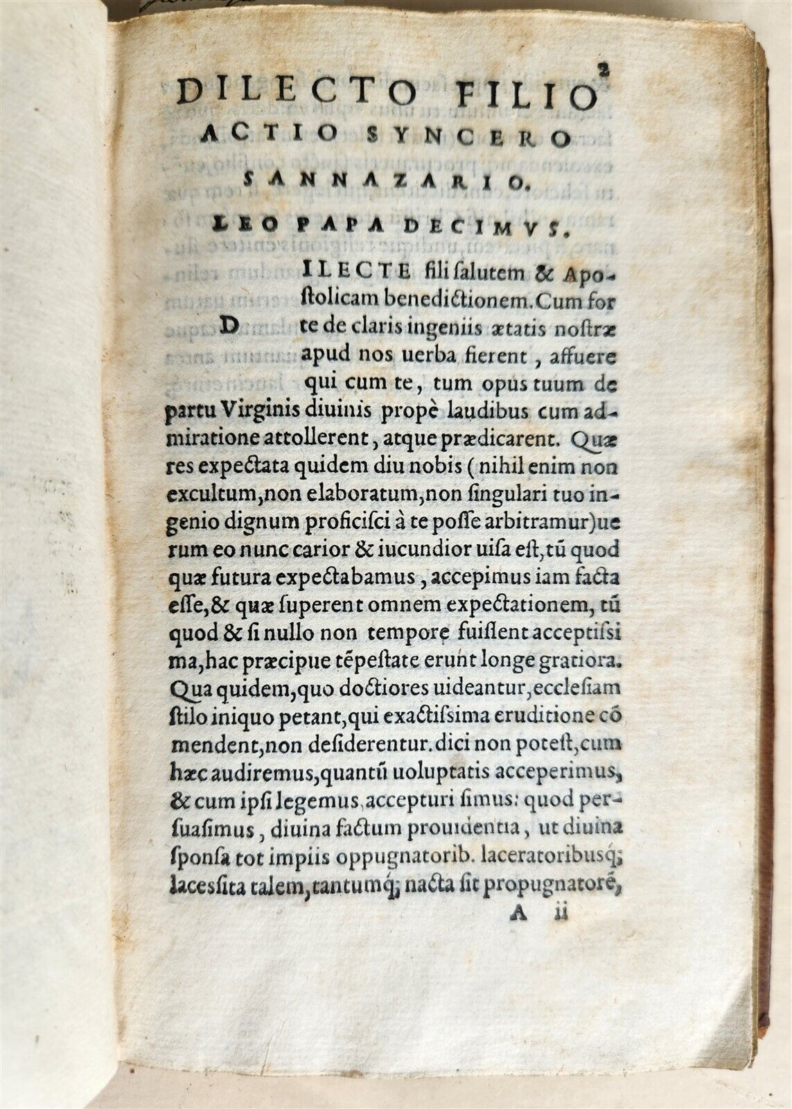 1535 ALDINE PRESS JACOPO SANNAZARO OPERA antique POST-INCUNABULA POETRY