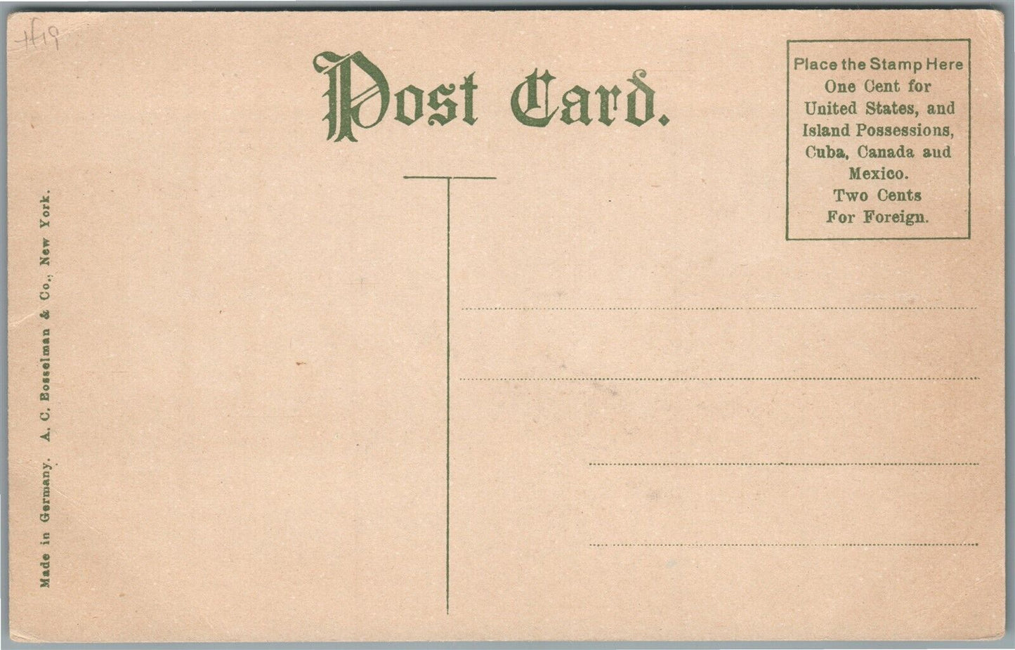 PORT WASHINGTON WI FRANKLIN STREET ANTIQUE POSTCARD