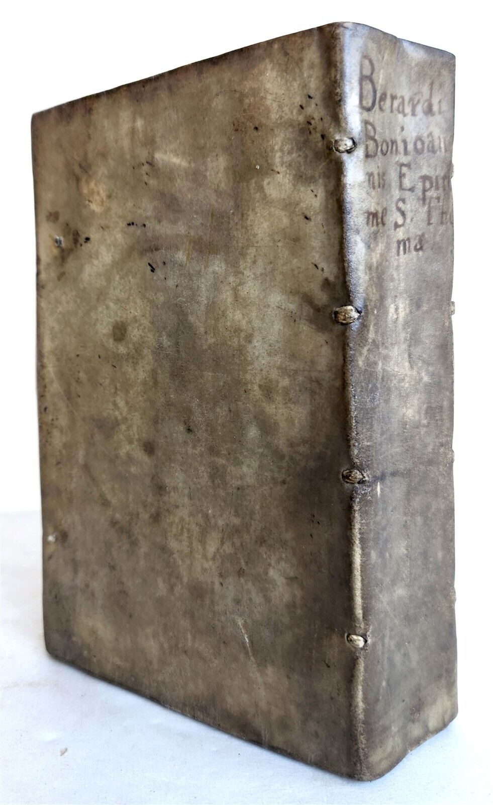 1579 Epitome in Universam Sacrosanctae Theologiae by Bongiovanni antique VELLUM