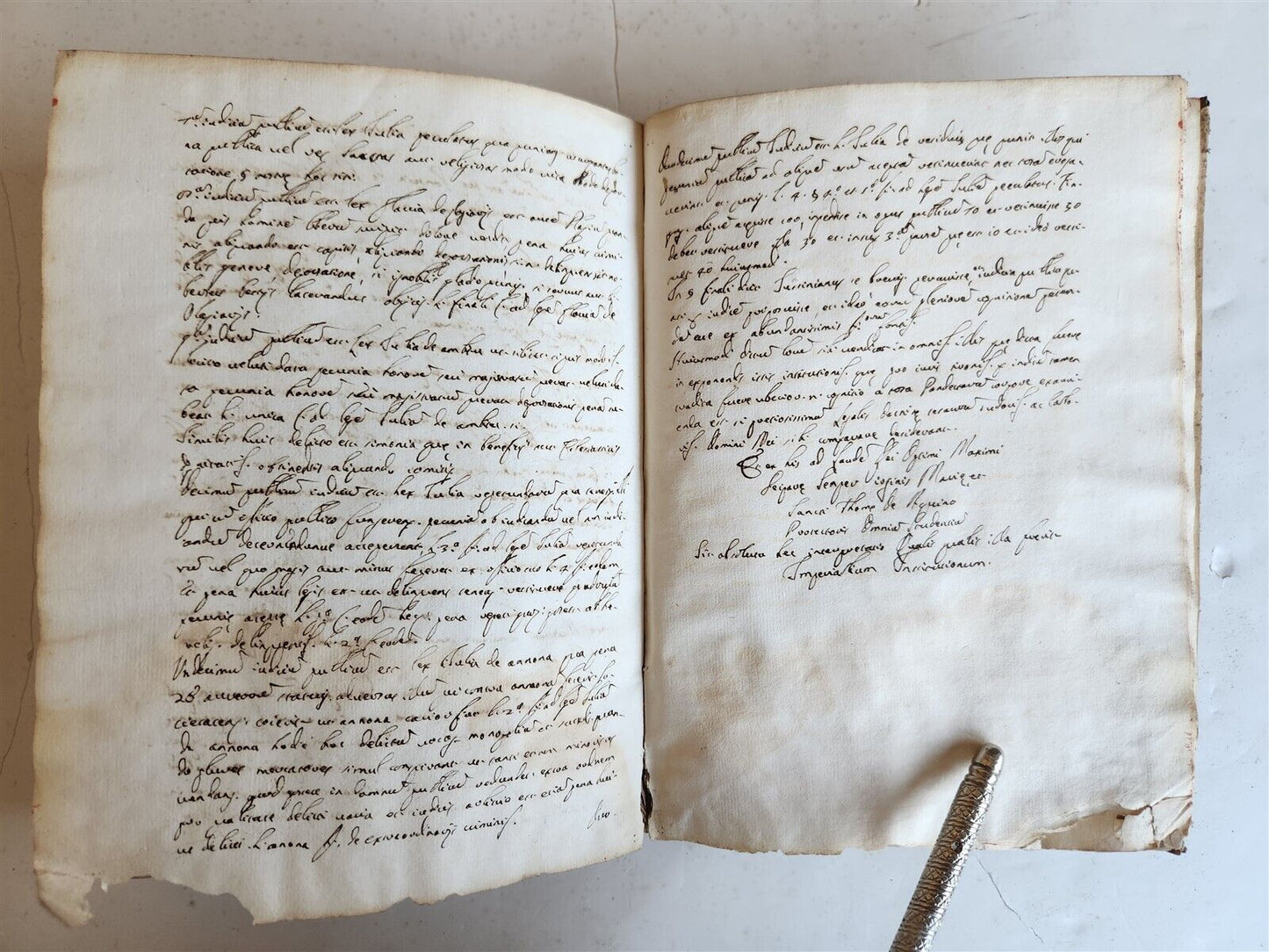 18th cent. MANUSCRIPT ROMAN LAW BOOK Institutiones Juris Civilis VELLUM antique