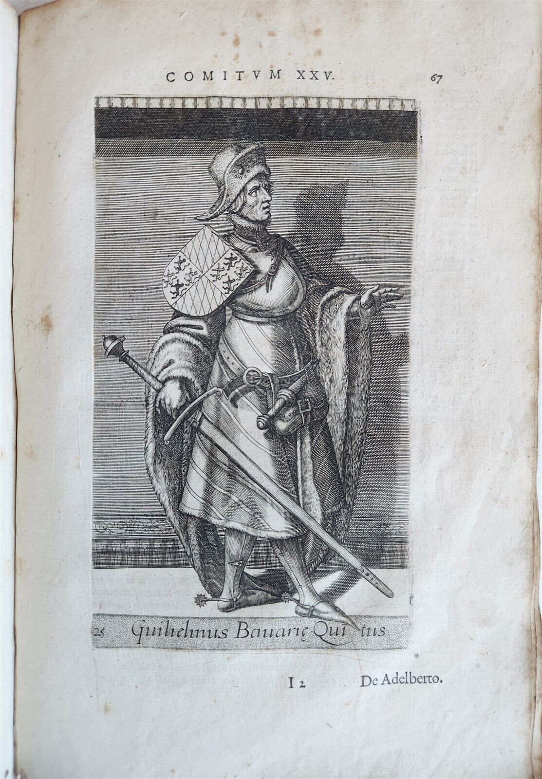 1584 HISTORY of HOLLAND antique ILLUSTRATED vellum bound Netherlands 16th CENT.