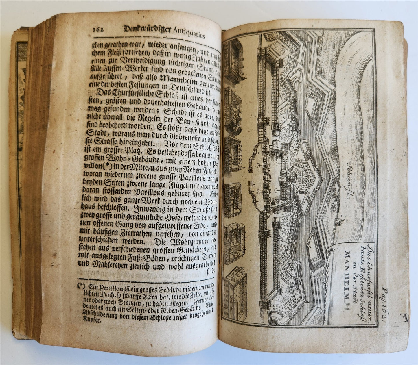 1740 ANTIQUITIES & GEOGRAPHY of GERMAN RIVERS antique ILLUSTRATED