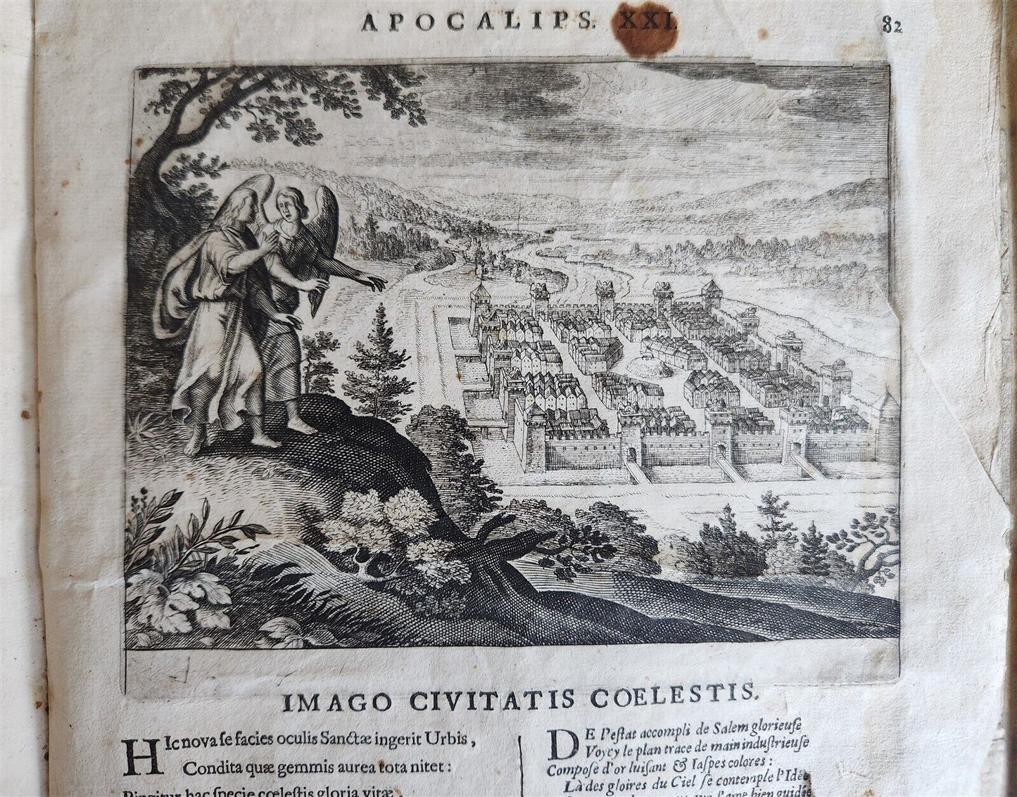 1659 FIGURES OF THE BIBLE in DUTCH antique ILLUSTRATED w/ 233 ENGRAVINGS vellum