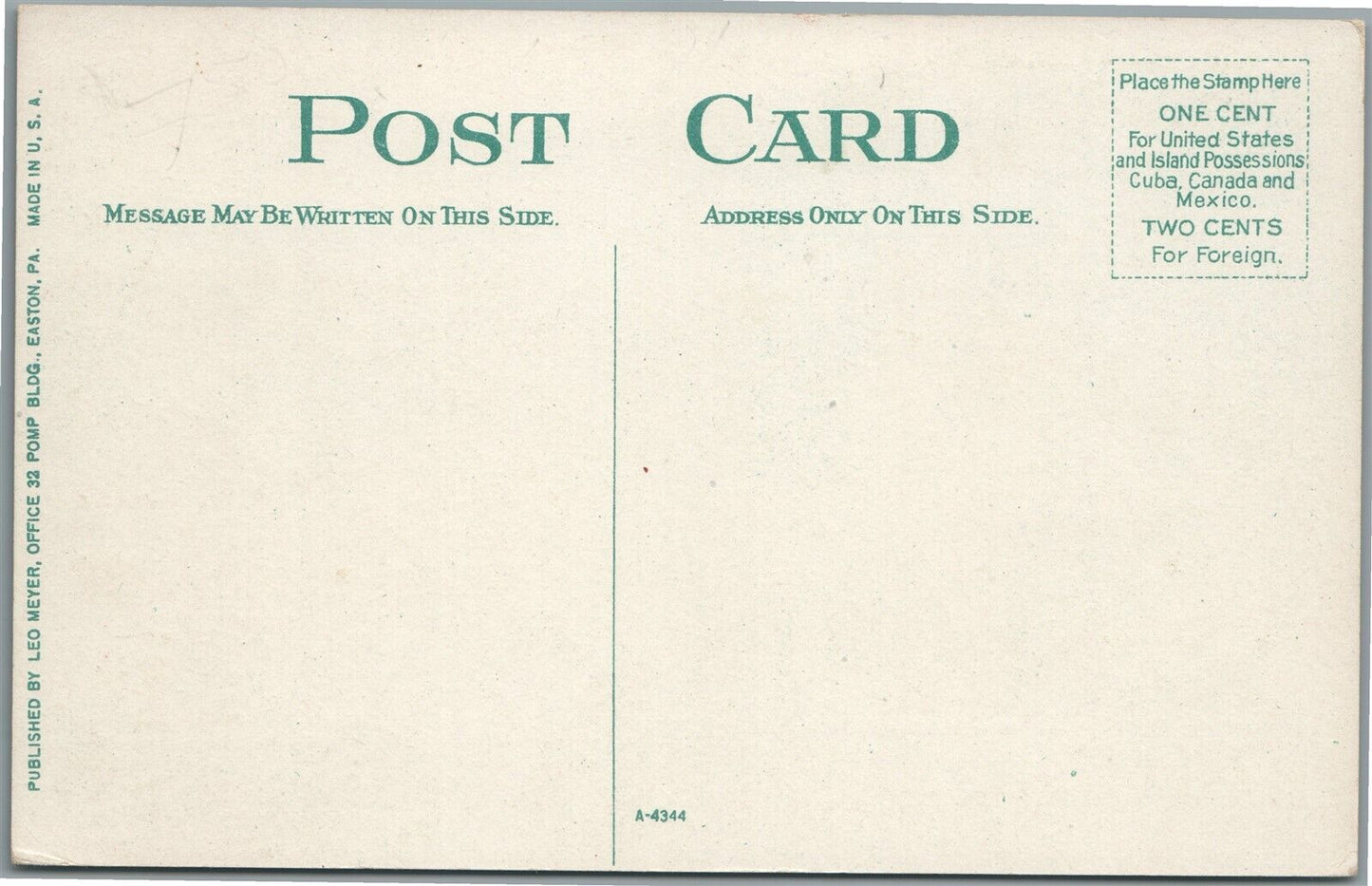 PHILLIPSBURG NJ HORSE SHOE WORKS ANTIQUE POSTCARD