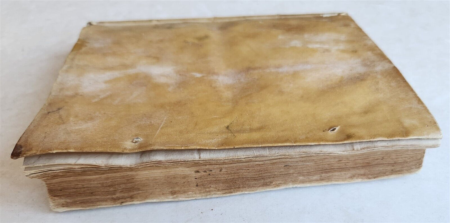 1599 THEOLOGICAL MATHEMATICAL NATURAL WORK AGAINST JEWS HERETICS antique VELLUM