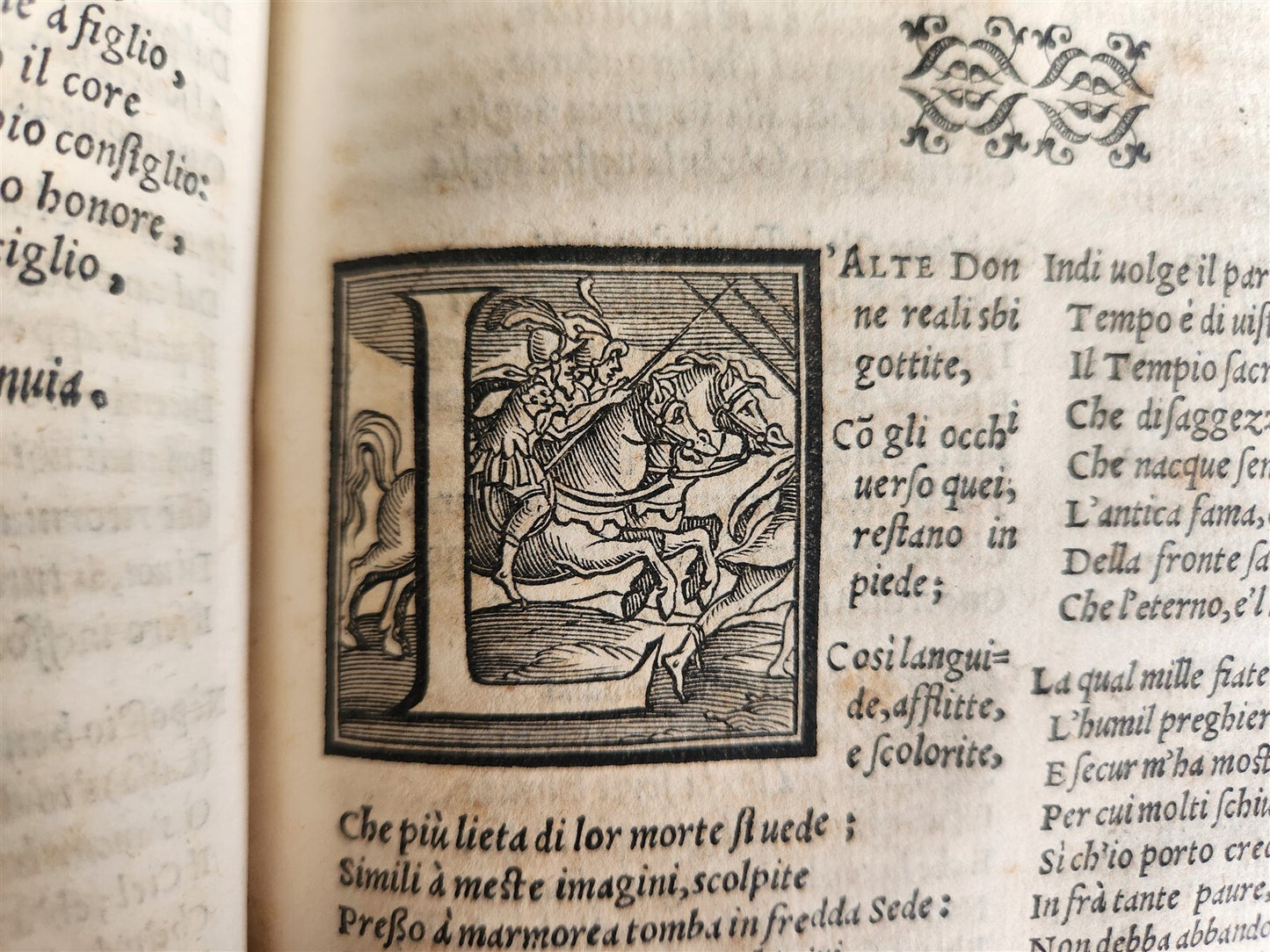 1570 La Avarchide del s. Luigi Alamanni POETRY antique VELLUM BOUND 16th CENTURY
