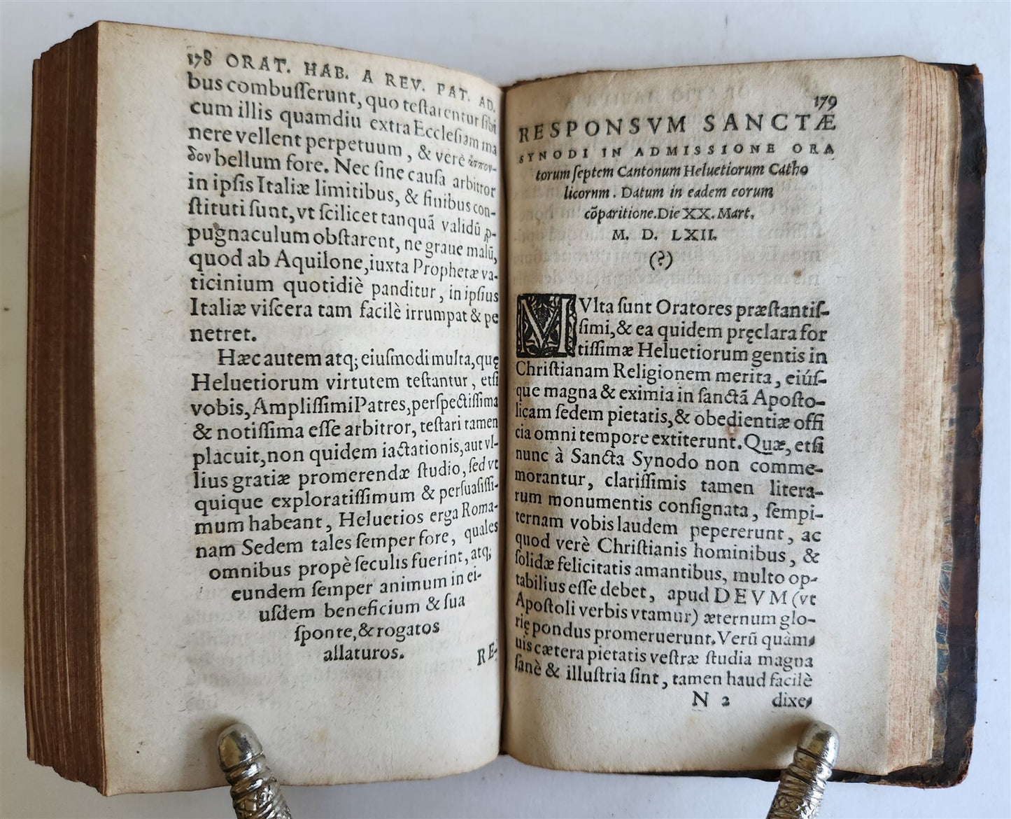 1565 Ex actis concilii Tridentini by Gerwin CALENIUS antique COUNCIL of TRENT