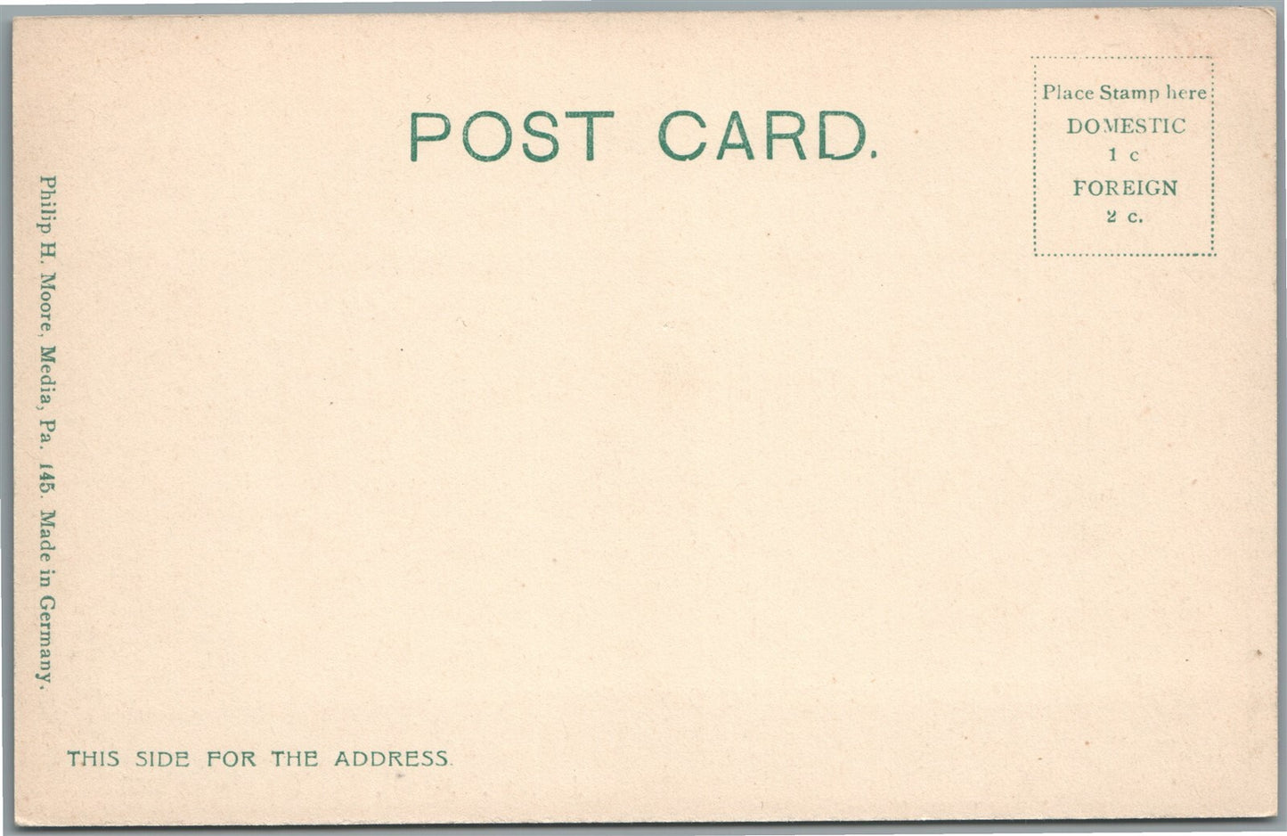 MANOA PA THE EAGLE HOTEL ANTIQUE POSTCARD