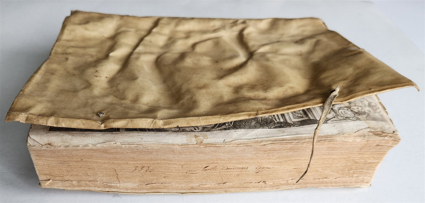 1649 CAPUCHIN ORDER CHRONICLES antique VELLUM BOUND MADRID in SPANISH