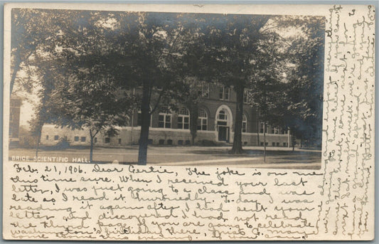 MIAMI UNIVERSITY OH ANTIQUE REAL PHOTO POSTCARD RPPC