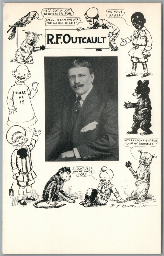 RICHARD OUTCAULT VINTAGE POSTCARD