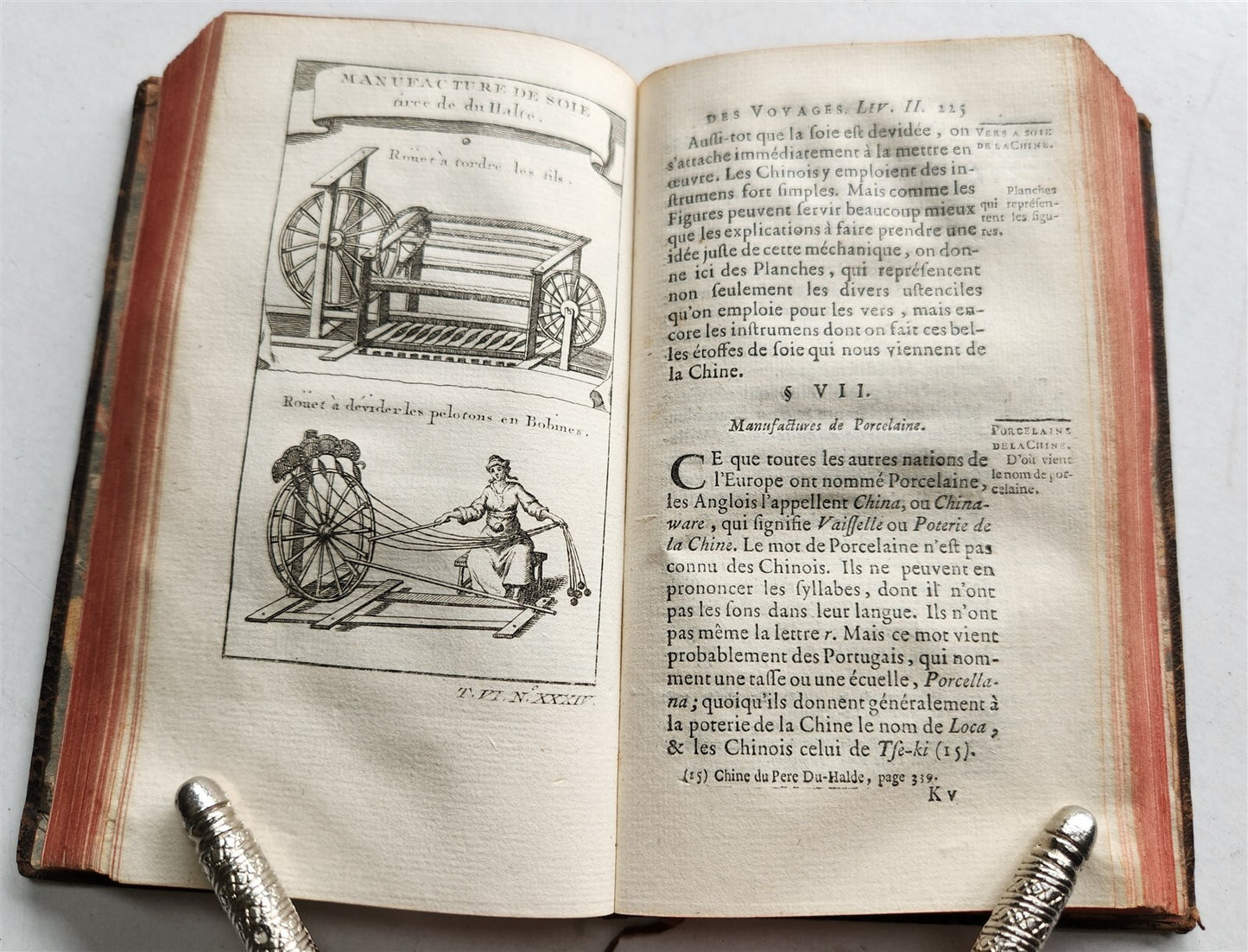 1749 HISTOIRE des VOYAGES antique Vol.22 CHINA TRAVELS illustrated