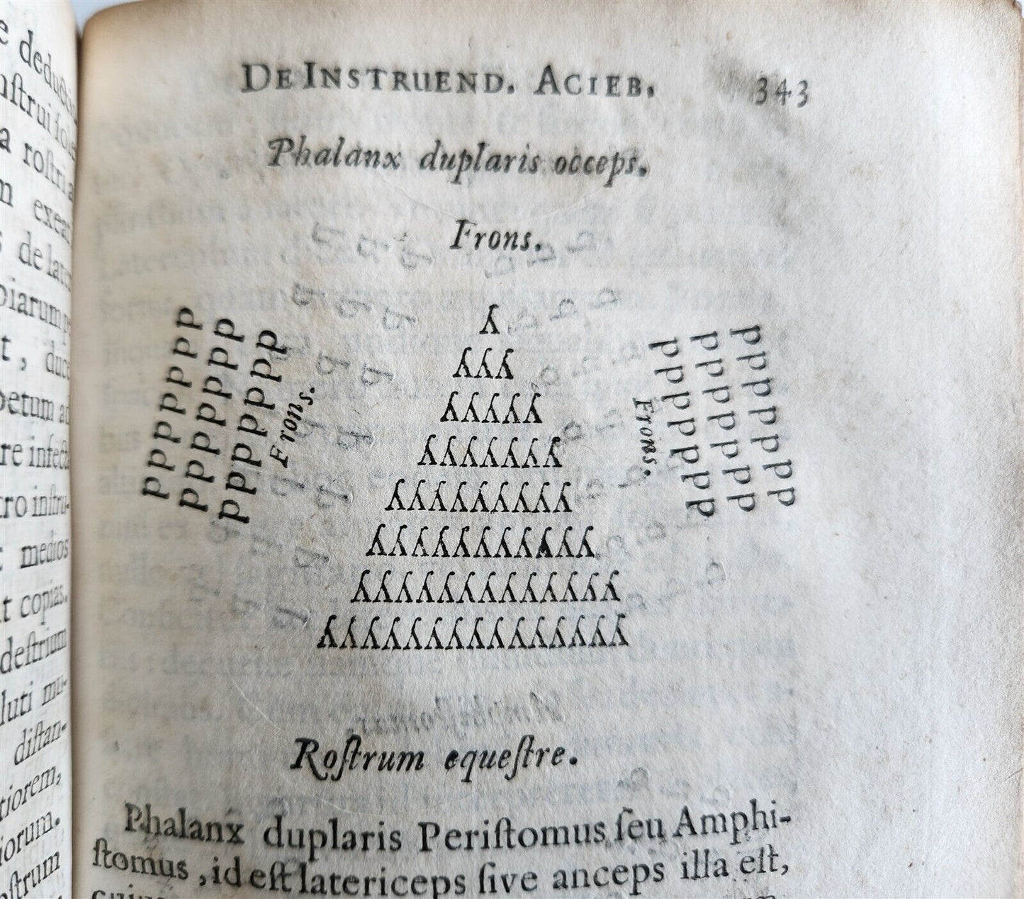 1670 MILITARY HISTORY ILLUSTRATED antique VELLUM BOUND