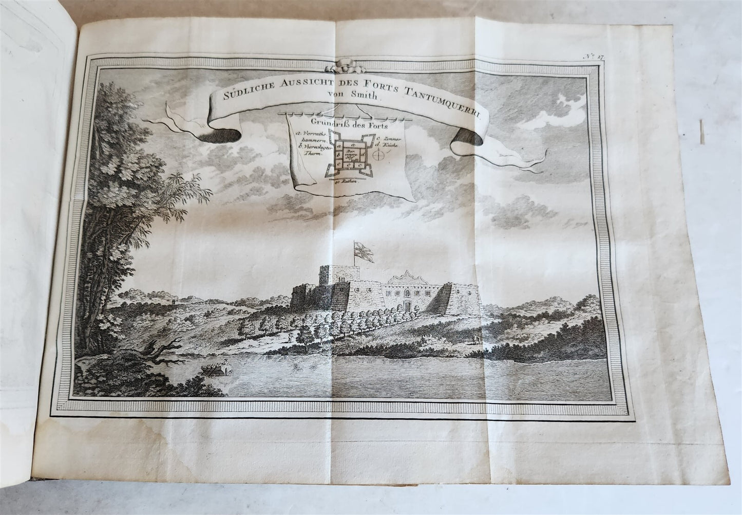 1748 HISTORY of TRAVELS Guinea Benin & Sierra Leone antique ILLUSTRATED