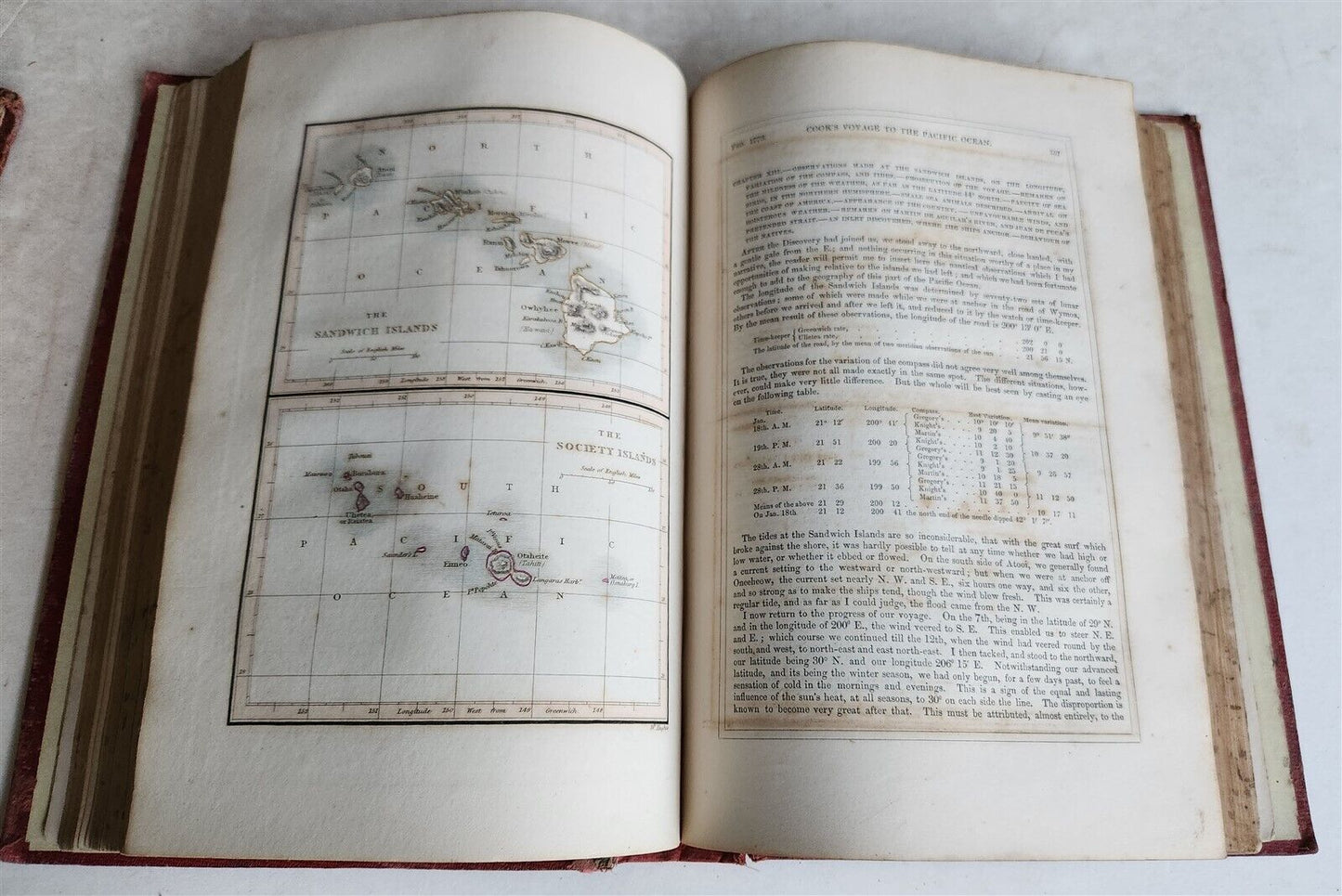 1860 VOYAGES of CAPTAIN COOK ROUND THE WORLD 2 vols ILLUSTRATED antique ENGLISH