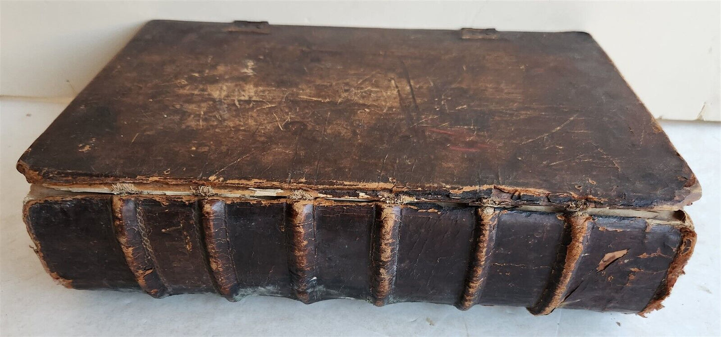 1819 BIBLE 1st Folio Ed PENNSYLVANIA GERMAN Lancaster PA JOHANN BAR antique RARE