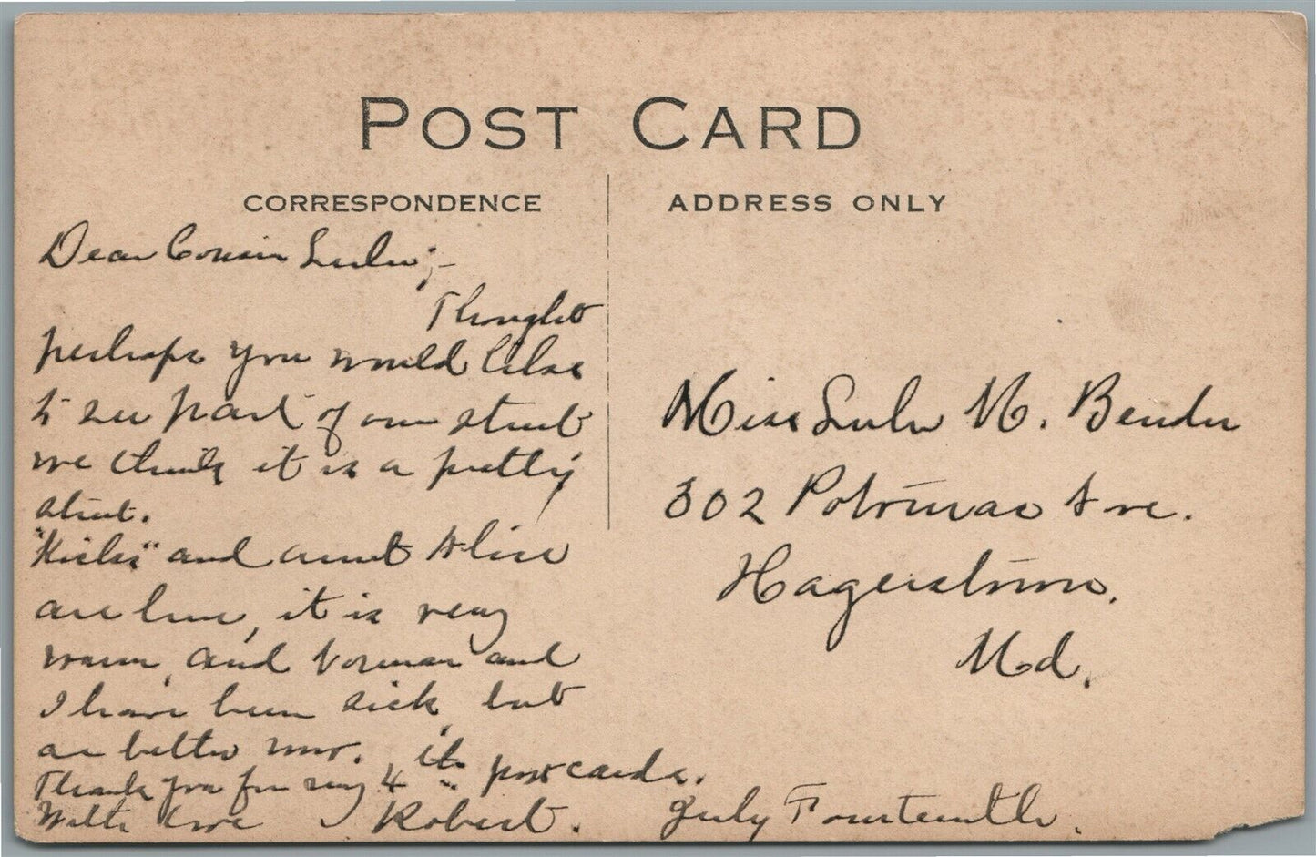 82nd STREET NE ANTIQUE REAL PHOTO POSTCARD RPPC