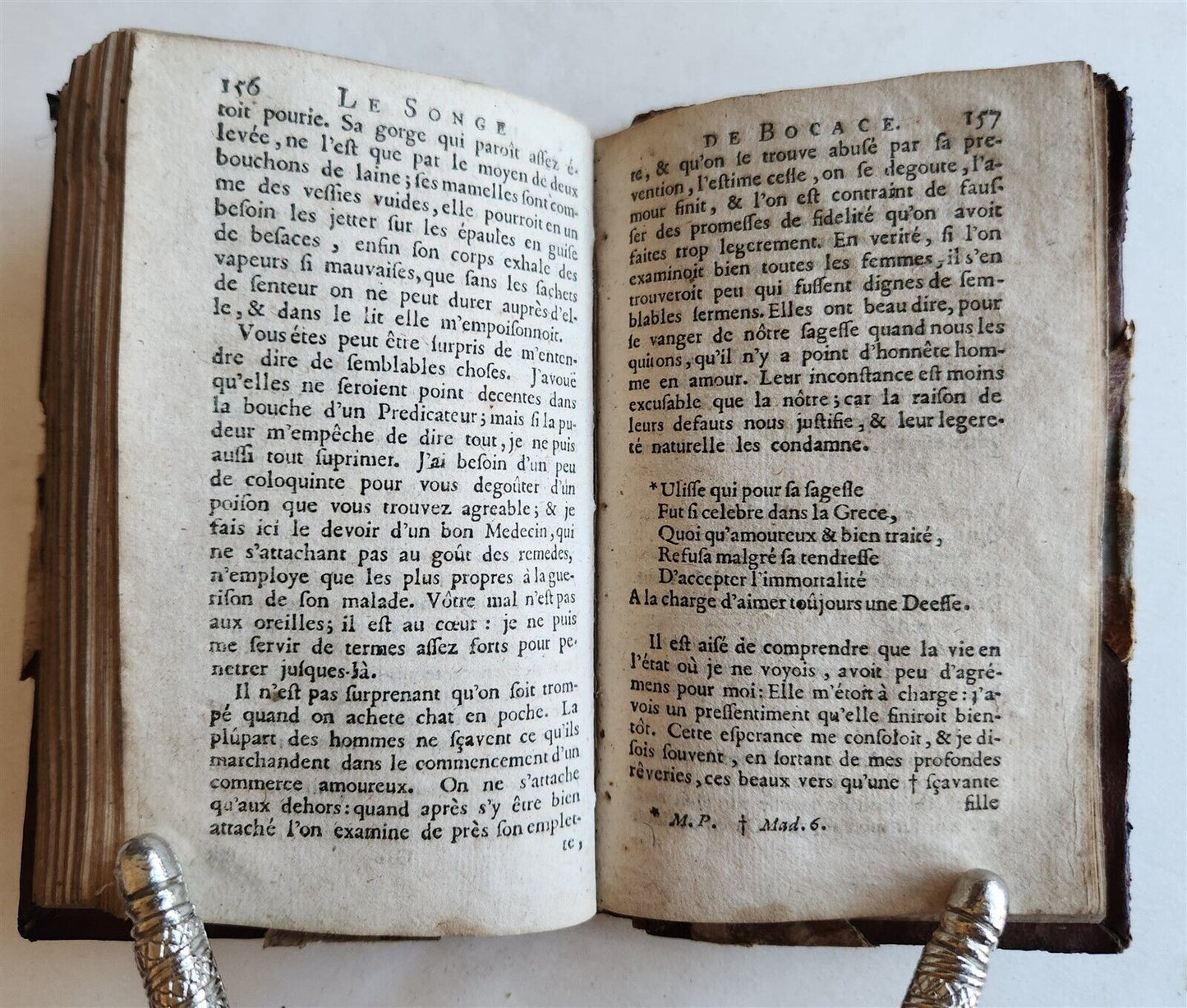 1703 BOCCACCIO Le Songe de Bocace antique in French