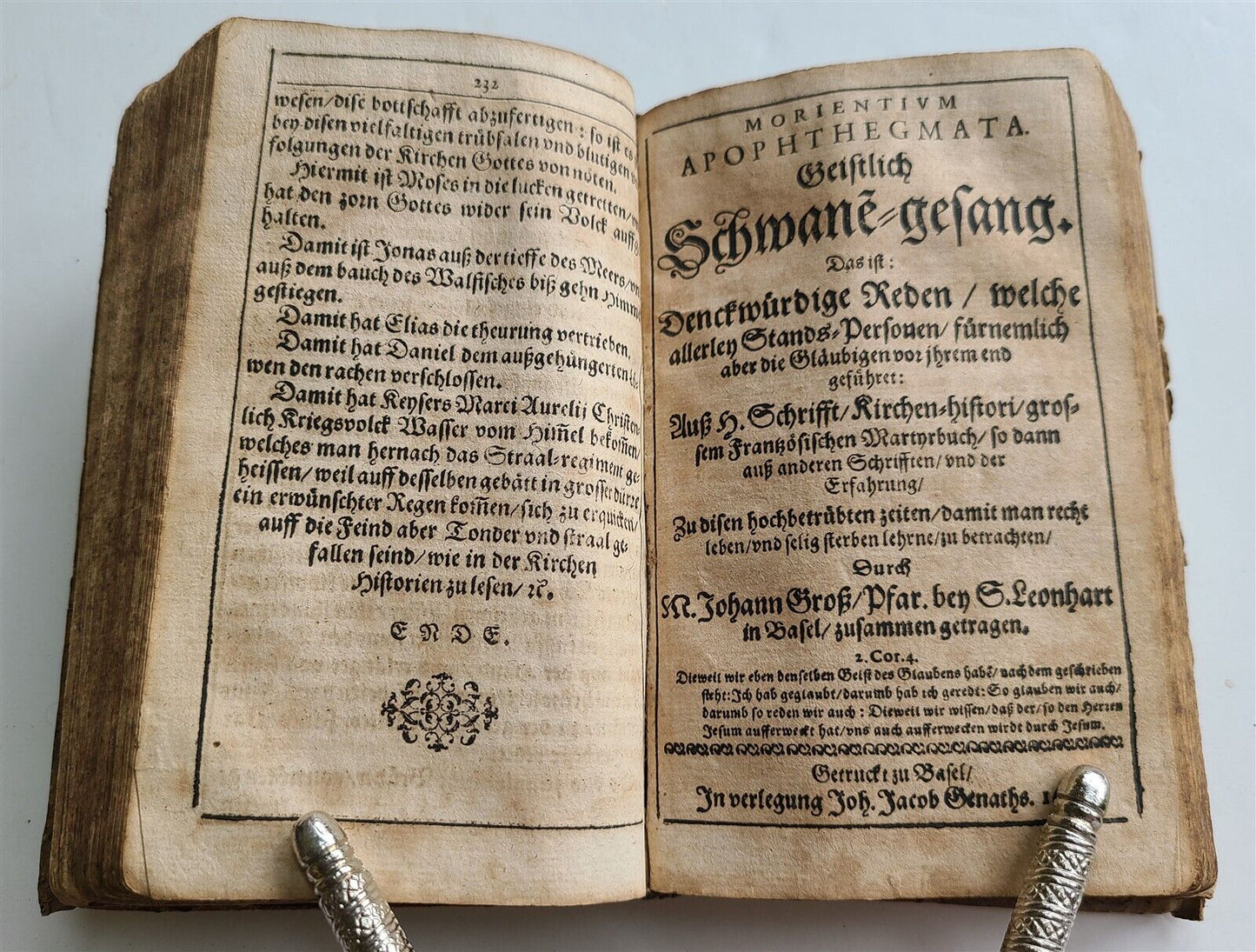 1623 WALDENSIAN CHRONICLE SWISS THEOLOGY & HISTORY antique vellum bound
