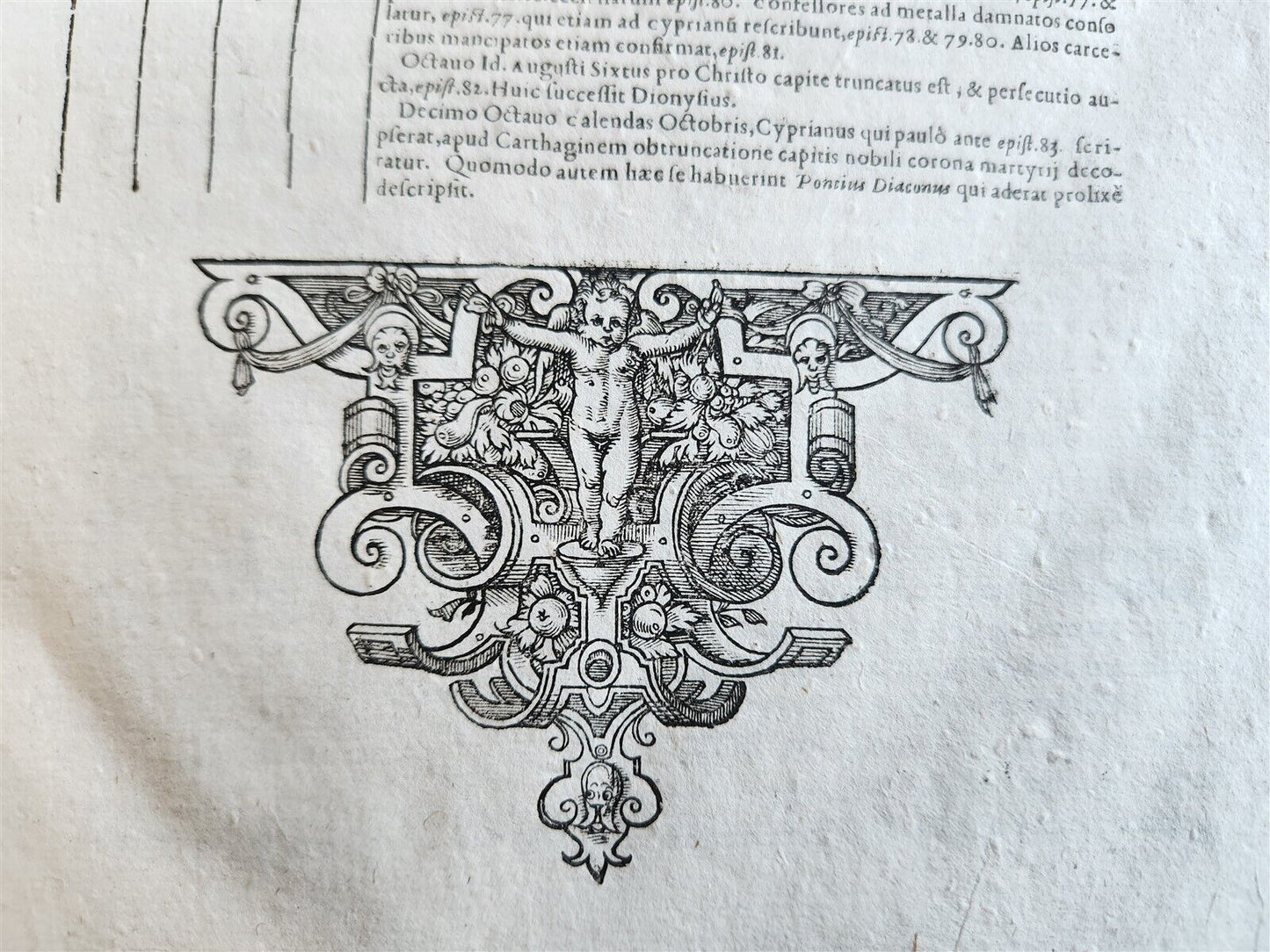 1593 Cypriani Carthaginiensis Episcopi OPERA antique 16th CENTURY FOLIO CYPRIAN