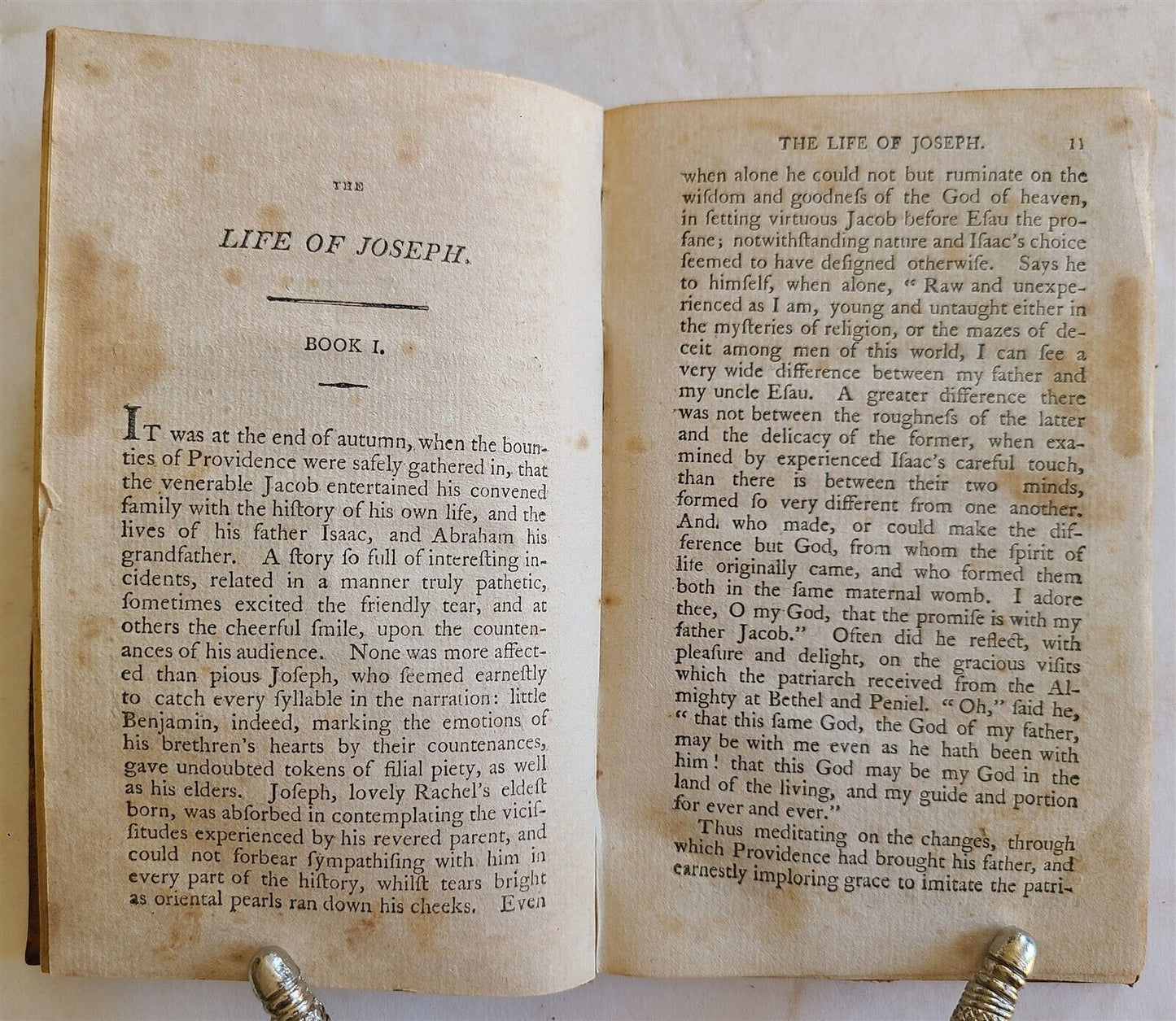 1805 LIFE of JOSEPH SON of ISRAEL antique TRENTON AMERICANA
