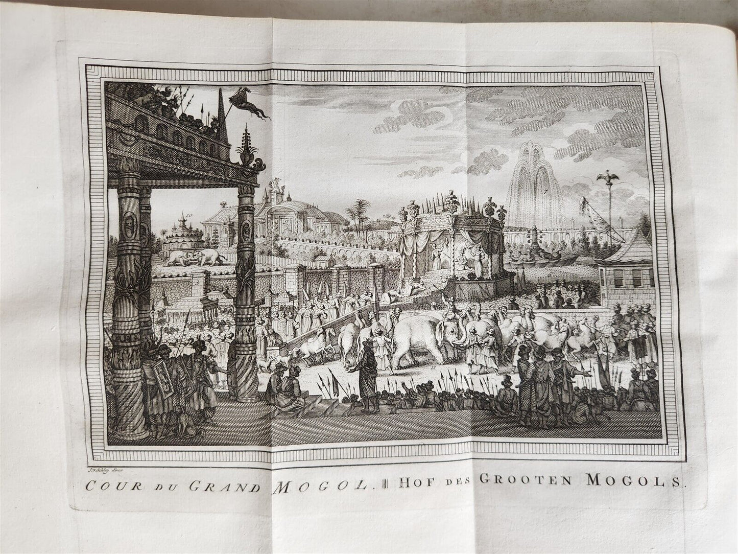 1755 TRAVELS TO INDIA antique Histoire generale des voyages vol. 13 ILLUSTRATED